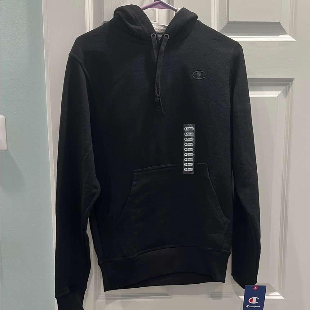 Champion Jet Black Pullover Hoodie